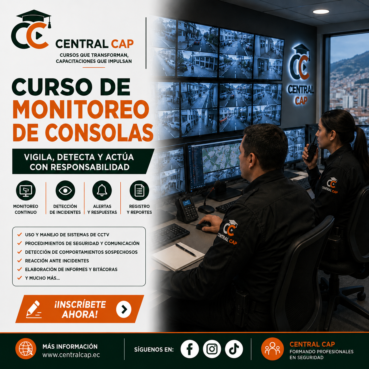 OPERADORES DE CONSOLAS DE CC.T.V.